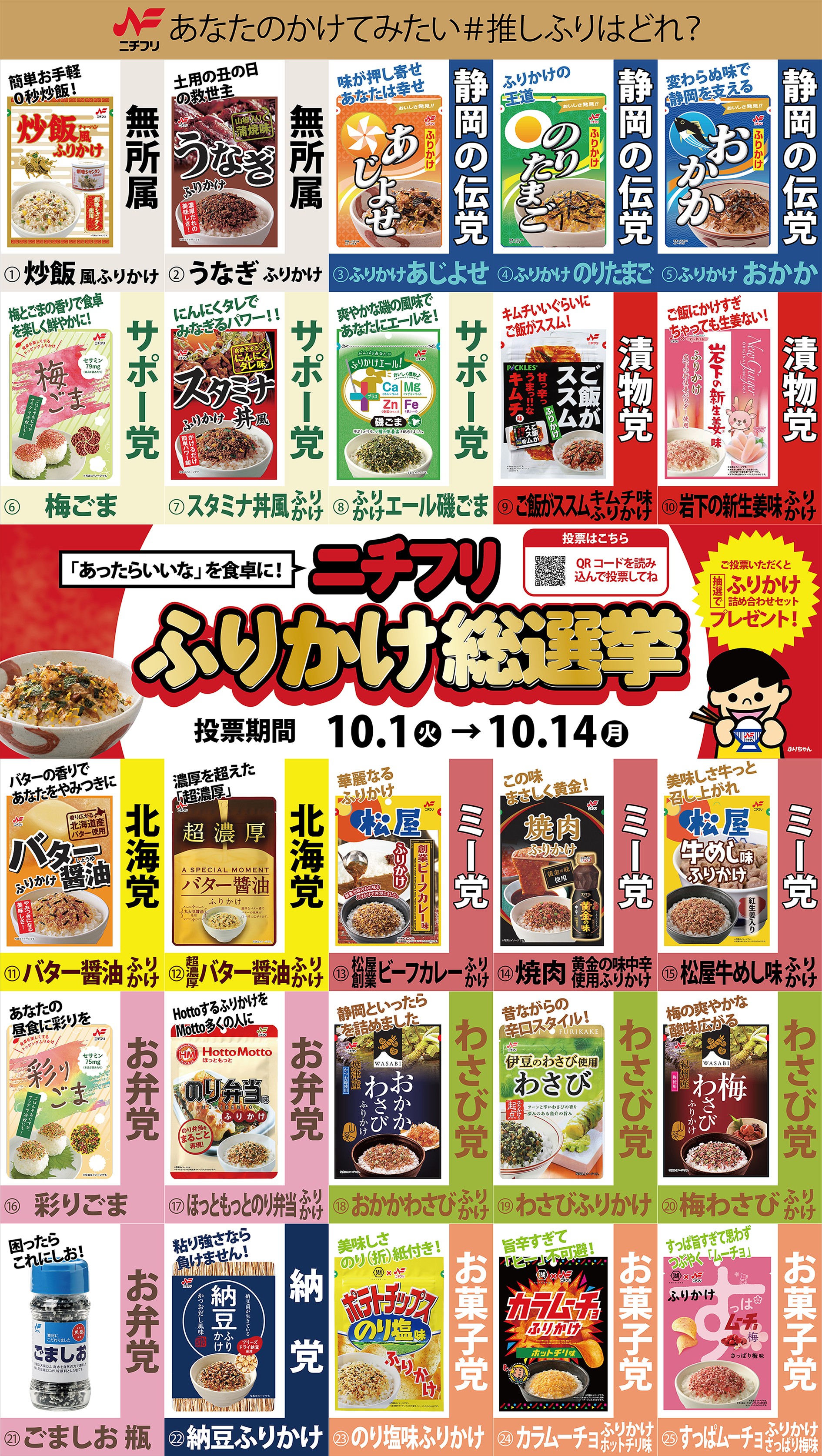 ふりかけ総選挙